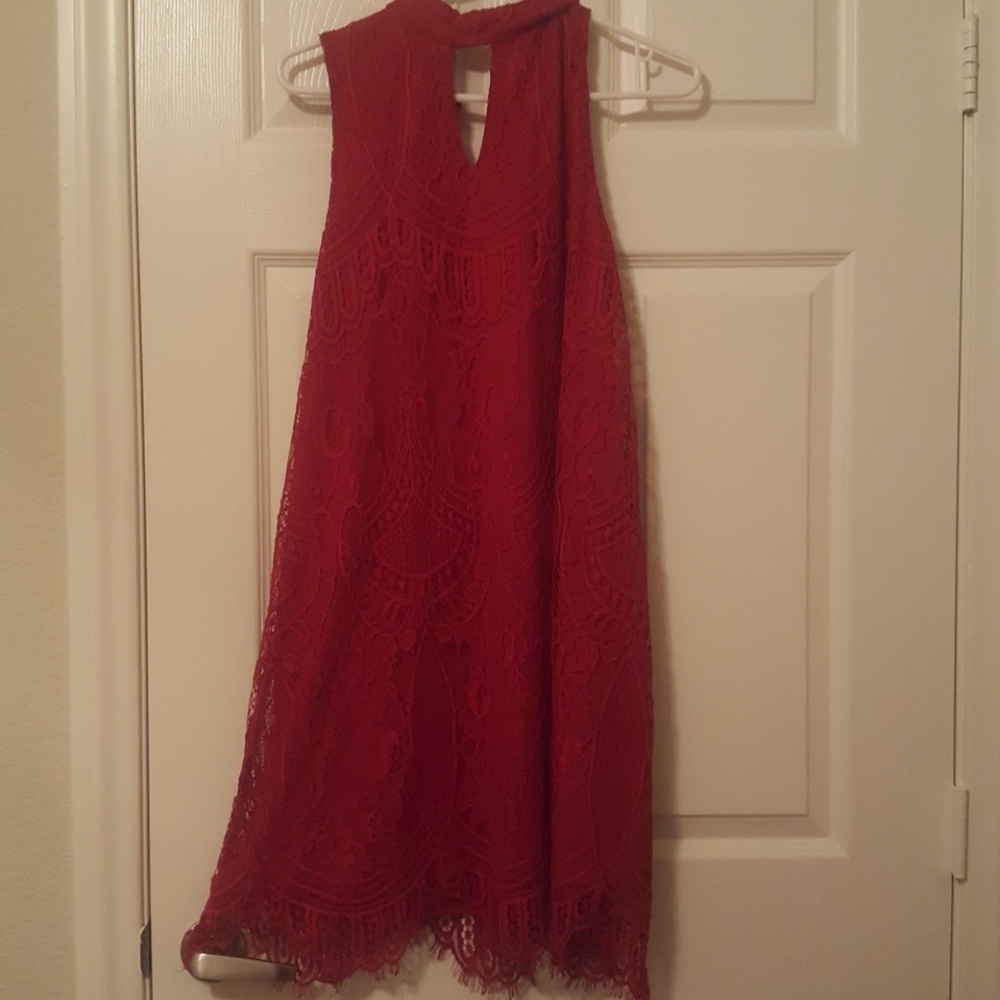 Red dress Love fire size L